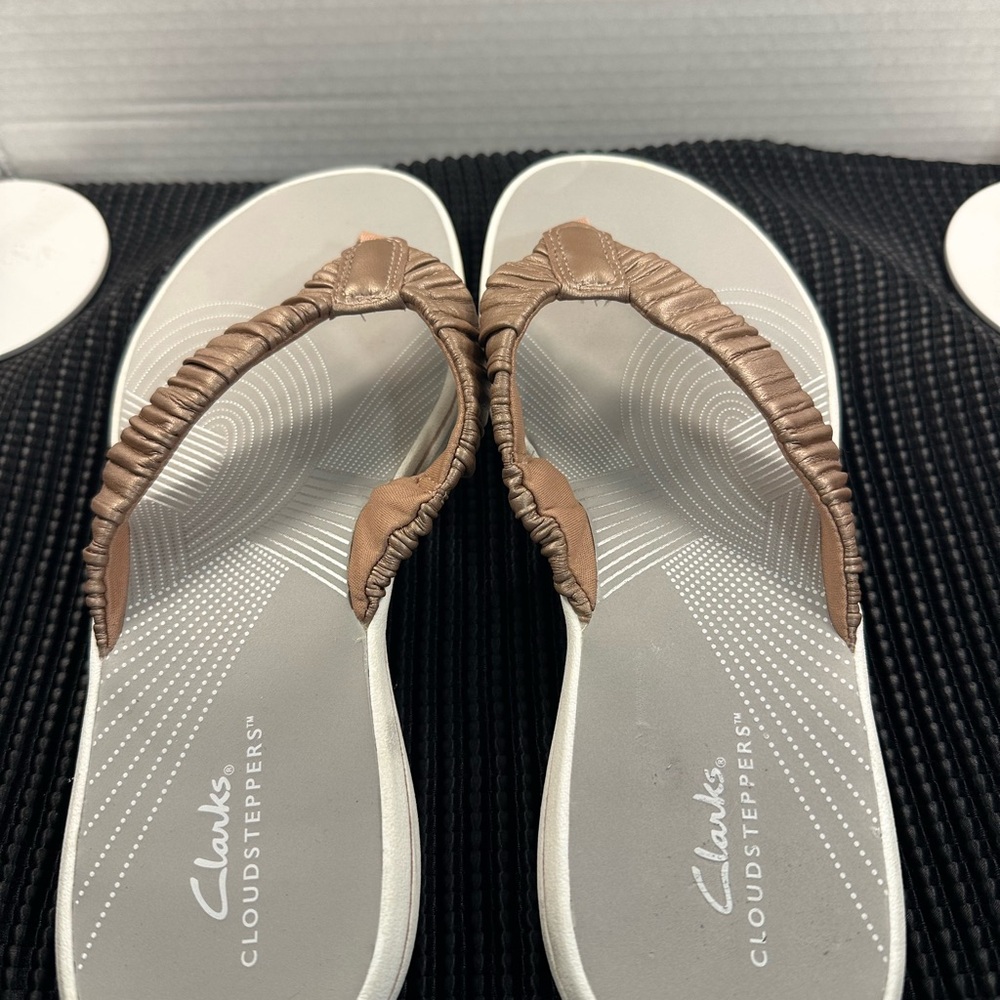 🆕Clarks Breeze Rae Rose Gold Sandals - Picture 8 of 14